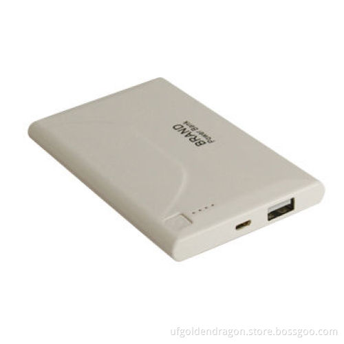 Slim power bank 5000mAh, 5000mAh portable charger